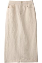 【ベイジ,/BEIGE,】のCUPHEA(クフェア)/Iラインロングスカート Ecru|ID: prp329100004444712 ipo3291000000036030143