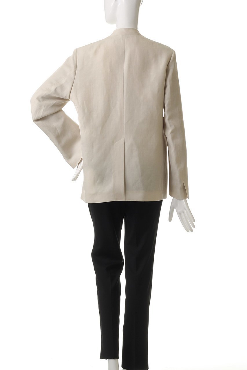 【デパリエ/DEPAREILLE】のトリアセテートリネンノーカラージャケット 人気、トレンドファッション・服の通販 founy(ファニー) 　ファッション　Fashion　レディースファッション　WOMEN　アウター　Coat Outerwear　ジャケット　Jackets　ノーカラージャケット　No Collar Leather Jackets　おすすめ　Recommend　シンプル　Simple　ジャケット　Jacket　セットアップ　Set Up　フェミニン　Feminine　マニッシュ　Mannish　リネン　Linen　リラックス　Relax　エレガント 上品　Elegant　other-4|ID: prp329100004444715 ipo3291000000031255339
