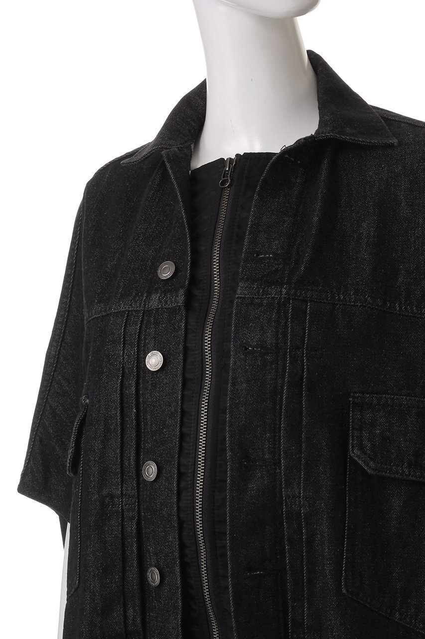 【ヒューエルミュージアム/hueLe Museum】の【STUMBLY】デニムMA-1コンビジレ 人気、トレンドファッション・服の通販 founy(ファニー) 　ファッション　Fashion　レディースファッション　WOMEN　アウター　Coat Outerwear　ジャケット　Jackets　MA-1　MA-1　おすすめ　Recommend　ジャケット　Jacket　デニム　Denim　ベスト　Vest　other-5|ID: prp329100004444717 ipo3291000000031325678