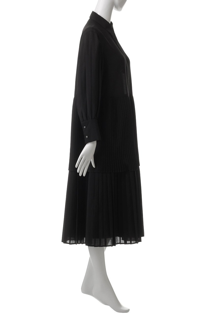 【ヒューエルミュージアム/hueLe Museum】の【STUMBLY】プリーツコンビネーションワンピース 人気、トレンドファッション・服の通販 founy(ファニー) 　ファッション　Fashion　レディースファッション　WOMEN　ワンピース　Dress　チュニック　Tunic　おすすめ　Recommend　エレガント 上品　Elegant　チュニック　Tunic　プリーツ　Pleats　ロング　Long　other-3|ID: prp329100004444718 ipo3291000000031255373