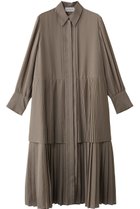 【ヒューエルミュージアム/hueLe Museum】の【STUMBLY】PLeated Combination Dress カーキ|ID:prp329100004444718
