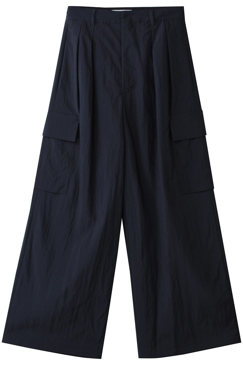 【ヒューエルミュージアム/hueLe Museum】の【STUMBLY】Nylon Stretch Cargo Pants インテリア・キッズ・メンズ・レディースファッション・服の通販 founy(ファニー) 　ファッション　Fashion　レディースファッション　Fashion for Women　パンツ　Pants & Trousers　アウトドア　Outdoor Clothing　カーゴパンツ　Cargo Pants, Utility Pants　ストレッチ　Stretch, Stretchy Fabric　トレンド　Trend, Trending Now　ファブリック　Fabric, Textile　ポケット　Pocket, Pocket Detail　リラックス　Relax, Relaxed Fit　エレガント 上品　Elegant　ネイビー|ID: prp329100004444719 ipo3291000000032918250