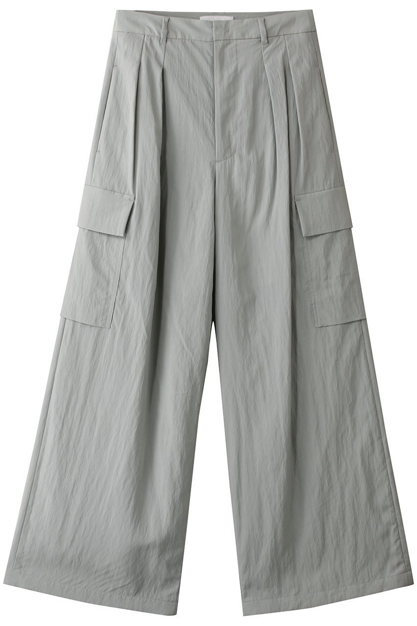 【ヒューエルミュージアム/hueLe Museum】の【STUMBLY】Nylon Stretch Cargo Pants インテリア・キッズ・メンズ・レディースファッション・服の通販 founy(ファニー) 　ファッション　Fashion　レディースファッション　Fashion for Women　パンツ　Pants & Trousers　アウトドア　Outdoor Clothing　カーゴパンツ　Cargo Pants, Utility Pants　ストレッチ　Stretch, Stretchy Fabric　トレンド　Trend, Trending Now　ファブリック　Fabric, Textile　ポケット　Pocket, Pocket Detail　リラックス　Relax, Relaxed Fit　エレガント 上品　Elegant　ライトグリーン|ID: prp329100004444719 ipo3291000000032918253