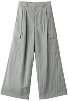 【ヒューエルミュージアム/hueLe Museum】の【STUMBLY】Nylon Stretch Cargo Pants ライトグリーン|ID: prp329100004444719 ipo3291000000036089680