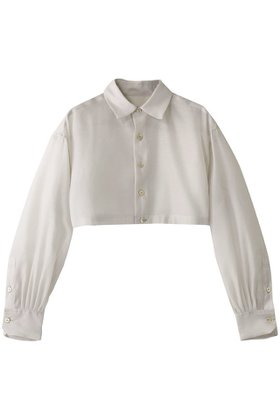【ヒューエルミュージアム/hueLe Museum】の【STUMBLY】Sheer Cropped Shirt 人気、トレンドファッション・服の通販 founy(ファニー) ファッション Fashion レディースファッション Fashion for Women トップス・カットソー Cut & Sew Tops シャツ・ブラウス・オフィスカジュアル Elegant Blouses & Button-Ups おすすめ Recommended / Our Picks クロップド Cropped, Short Length スリーブ Sleeve, Long Sleeve / Short Sleeve ロング Long, Long-Length ワイド Wide, Wide Fit エレガント 上品 Elegant |ID:prp329100004444721