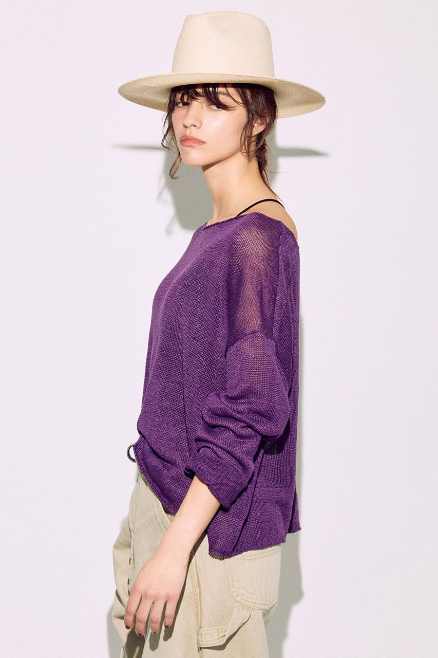 【ブリル/BRILL】のリネンリラックスプルオーバー 人気、トレンドファッション・服の通販 founy(ファニー) 　ファッション　Fashion　レディースファッション　WOMEN　トップス・カットソー　Tops/Tshirt　ニット　Knit Tops　プルオーバー　Pullover　シンプル　Simple　リネン　Linen　other-2|ID: prp329100004444722 ipo3291000000031255397