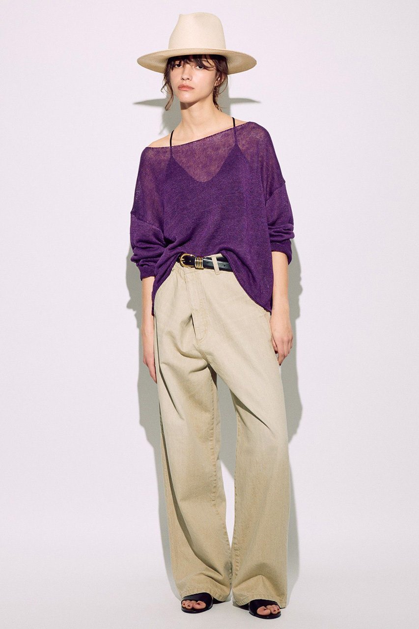 【ブリル/BRILL】のリネンリラックスプルオーバー 人気、トレンドファッション・服の通販 founy(ファニー) 　ファッション　Fashion　レディースファッション　WOMEN　トップス・カットソー　Tops/Tshirt　ニット　Knit Tops　プルオーバー　Pullover　シンプル　Simple　リネン　Linen　other-4|ID: prp329100004444722 ipo3291000000031255401