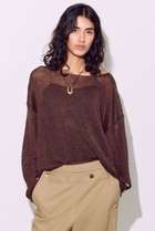 【ブリル/BRILL】のリネンリラックスプルオーバー 人気、トレンドファッション・服の通販 founy(ファニー) ファッション Fashion レディースファッション WOMEN トップス・カットソー Tops/Tshirt ニット Knit Tops プルオーバー Pullover シンプル Simple リネン Linen thumbnail ダークブラウン|ID: prp329100004444722 ipo3291000000031822032