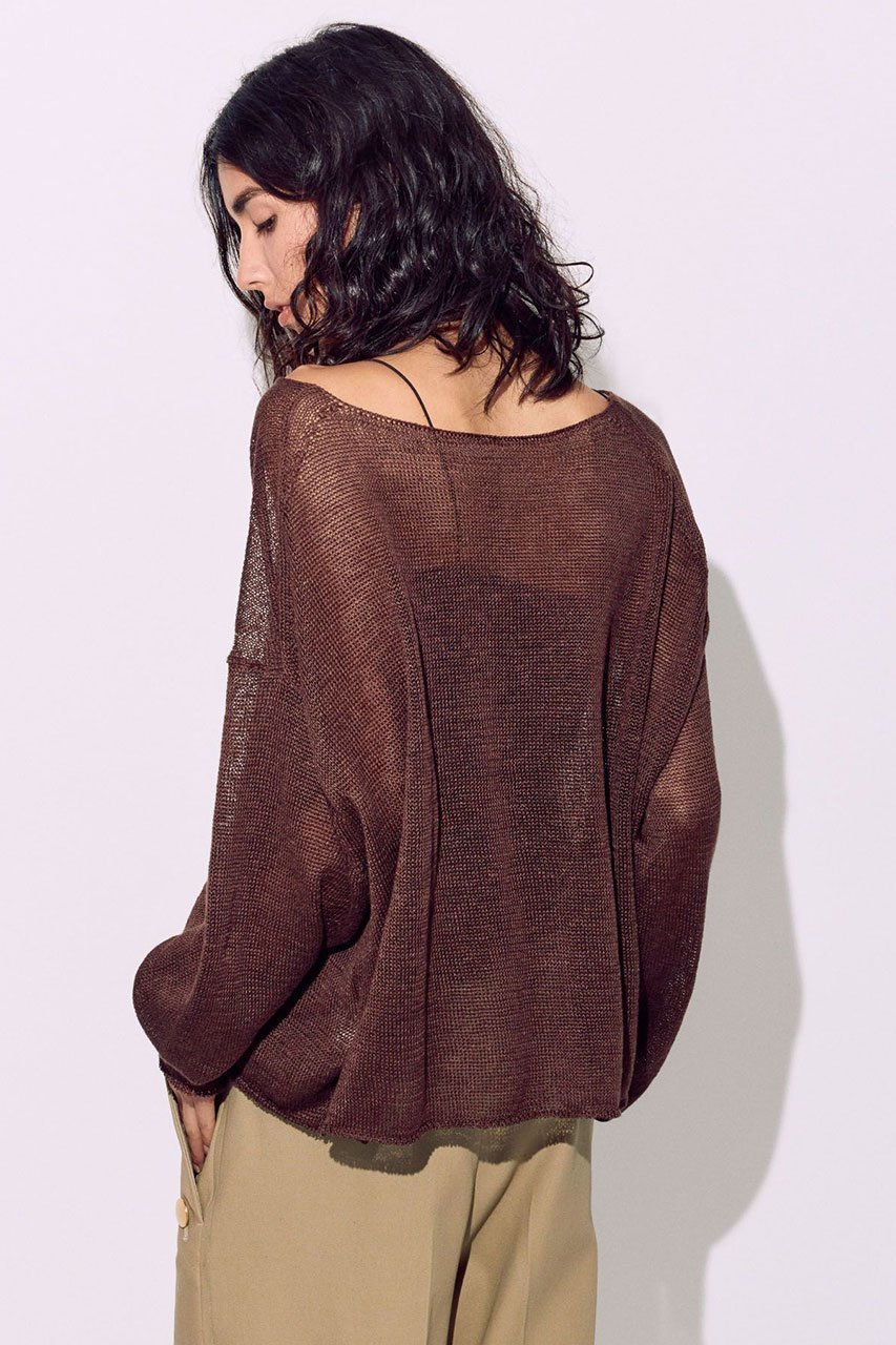【ブリル/BRILL】のリネンリラックスプルオーバー 人気、トレンドファッション・服の通販 founy(ファニー) 　ファッション　Fashion　レディースファッション　Fashion for Women　トップス・カットソー　Cut & Sew Tops　ニット　Knit Tops & Sweaters　カジュアルプルオーバー・ニットトップス　Pullovers & Knit Tops / Casual Pullovers　シンプル　Simple, Minimal　リネン　Linen, Linen Fabric　other-3|ID: prp329100004444722 ipo3291000000036259875