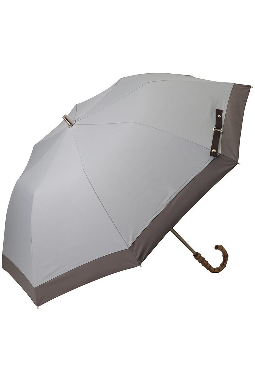 【グレイシー/Gracy】の晴雨兼用楽折傘 切継×裏レオパードプリント インテリア・キッズ・メンズ・レディースファッション・服の通販 founy(ファニー) 　ファッション　Fashion　レディースファッション　Fashion for Women　レイングッズ・傘・晴雨兼用傘　Umbrellas & Rain Gear　エレガント 上品　Elegant　ハンカチ　Handkerchief, Hanky　レオパード　Leopard, Animal Print　傘　Umbrella, Parasol　夏　Summer　時計　Watch, Wristwatch　無地　Plain, Solid Color　ペブル×ディープトープ|ID: prp329100004444728 ipo3291000000032800700