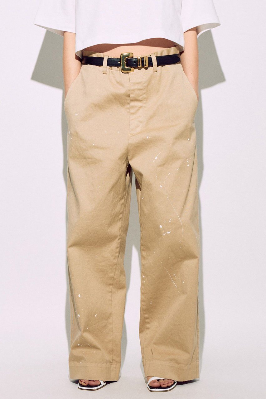【ブリル/BRILL】のペイントチノパンツ 人気、トレンドファッション・服の通販 founy(ファニー) 　ファッション　Fashion　レディースファッション　Fashion for Women　パンツ　Pants & Trousers　コンパクト　Compact, Small Size　ストレッチ　Stretch, Stretchy Fabric　ボトム　Bottoms, Lower Wear　ポケット　Pocket, Pocket Detail　リラックス　Relax, Relaxed Fit　エレガント 上品　Elegant　 other-1|ID: prp329100004446164 ipo3291000000032811216