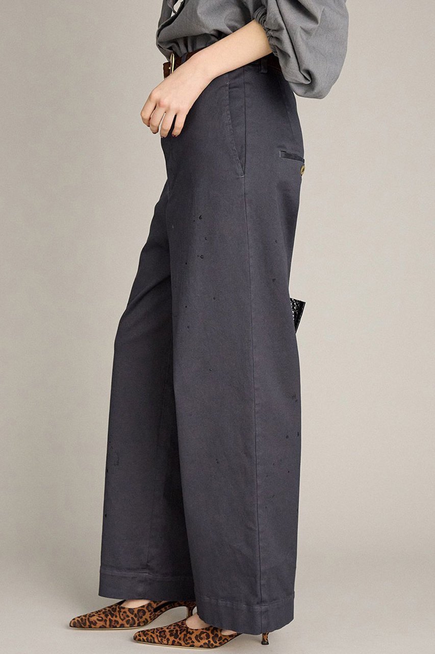 【ブリル/BRILL】のペイントチノパンツ 人気、トレンドファッション・服の通販 founy(ファニー) 　ファッション　Fashion　レディースファッション　Fashion for Women　パンツ　Pants & Trousers　コンパクト　Compact, Small Size　ストレッチ　Stretch, Stretchy Fabric　ボトム　Bottoms, Lower Wear　ポケット　Pocket, Pocket Detail　リラックス　Relax, Relaxed Fit　エレガント 上品　Elegant　other-2|ID: prp329100004446164 ipo3291000000033868503