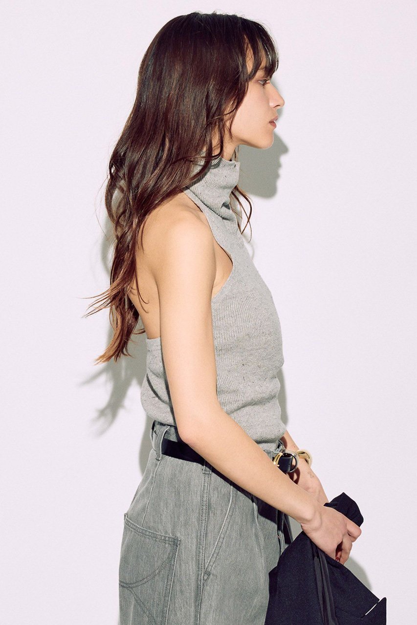 【ブリル/BRILL】のノースリハイネックプルオーバー 人気、トレンドファッション・服の通販 founy(ファニー) 　ファッション　Fashion　レディースファッション　WOMEN　トップス・カットソー　Tops/Tshirt　ニット　Knit Tops　プルオーバー　Pullover　イタリア　Italy　エレガント 上品　Elegant　シンプル　Simple　ストレッチ　Stretch　タートルネック　Turtleneck　フィット　Fit　フレンチ　French　リネン　Linen　NEW・新作・新着・新入荷　New Arrivals　other-3|ID: prp329100004446167 ipo3291000000031254585