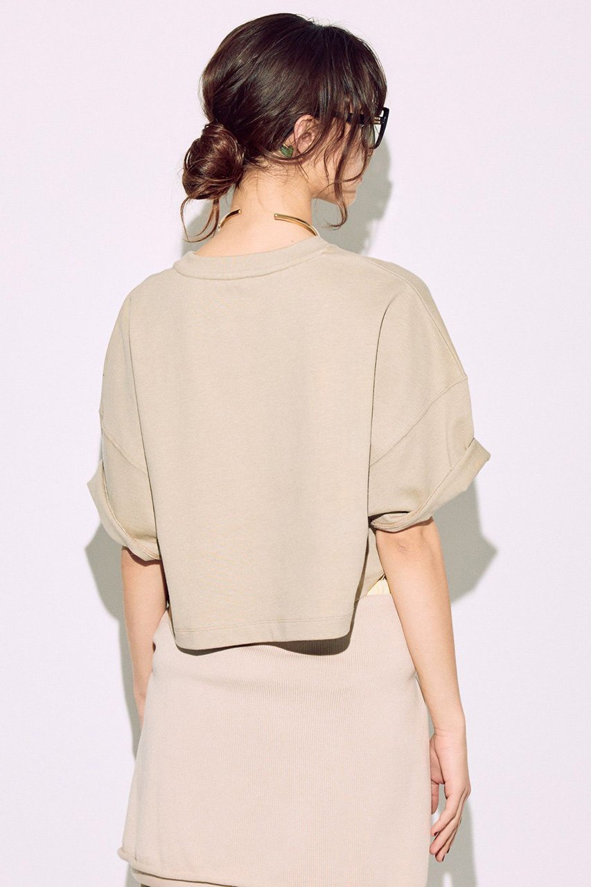 【ブリル/BRILL】のショートユルTシャツ 人気、トレンドファッション・服の通販 founy(ファニー) 　ファッション　Fashion　レディースファッション　WOMEN　トップス・カットソー　Tops/Tshirt　シャツ/ブラウス　Shirts/Blouses　ロング / Tシャツ　T-Shirts　カットソー　Cut and Sewn　ショート　Short　スリーブ　Sleeve　ヴィンテージ　Vintage　other-3|ID: prp329100004446168 ipo3291000000031254591