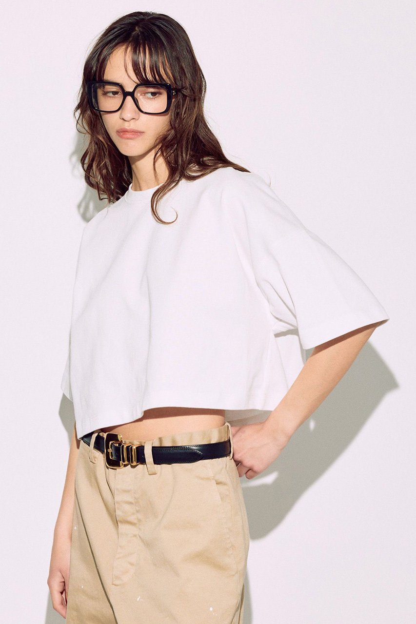 【ブリル/BRILL】のショートユルTシャツ インテリア・キッズ・メンズ・レディースファッション・服の通販 founy(ファニー) 　ファッション　Fashion　レディースファッション　Fashion for Women　トップス・カットソー　Cut & Sew Tops　シャツ・ブラウス・オフィスカジュアル　Elegant Blouses & Button-Ups　ロングTシャツ・Tシャツ　Longline T-Shirts & Tees　カットソー・ベーシックTシャツ　Cut-and-Sewn Tops / Stretch Tees & Basics　ショート　Short, Short Length　スリーブ　Sleeve, Long Sleeve / Short Sleeve　ヴィンテージ　Vintage Style　ホワイト|ID: prp329100004446168 ipo3291000000032852707