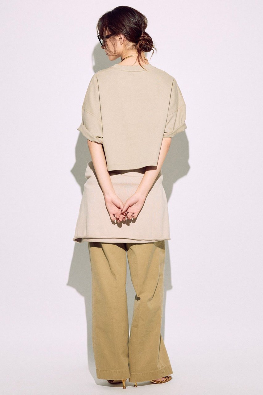 【ブリル/BRILL】のショートユルTシャツ 人気、トレンドファッション・服の通販 founy(ファニー) 　ファッション　Fashion　レディースファッション　Fashion for Women　トップス・カットソー　Cut & Sew Tops　シャツ・ブラウス・オフィスカジュアル　Elegant Blouses & Button-Ups　ロングTシャツ・Tシャツ　Longline T-Shirts & Tees　カットソー・ベーシックTシャツ　Cut-and-Sewn Tops / Stretch Tees & Basics　ショート　Short, Short Length　スリーブ　Sleeve, Long Sleeve / Short Sleeve　ヴィンテージ　Vintage Style　other-6|ID: prp329100004446168 ipo3291000000035879229