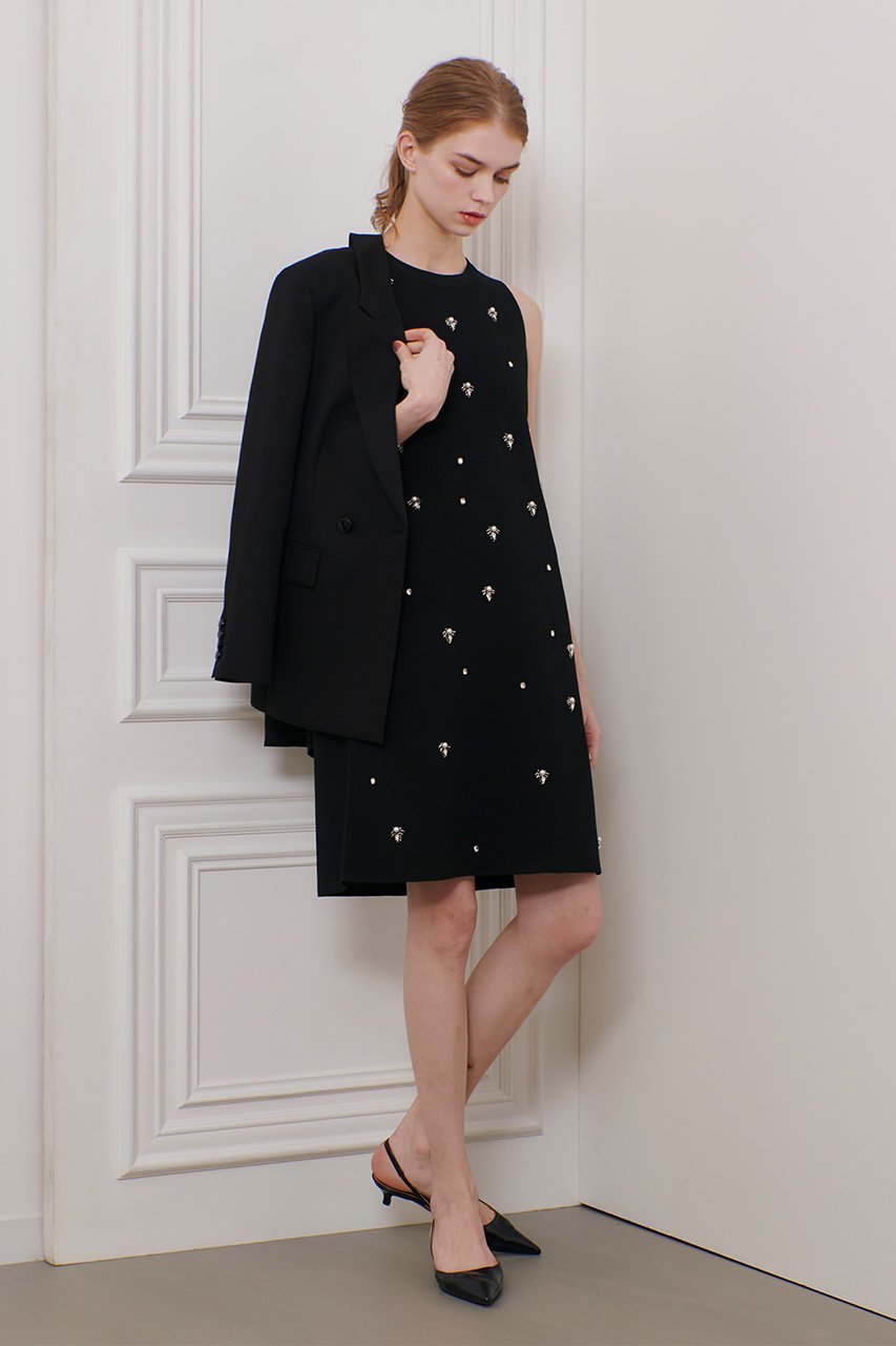 【アルアバイル/allureville】の【Loulou Willoughby】ジュエルワンピース 人気、トレンドファッション・服の通販 founy(ファニー) 　ファッション　Fashion　レディースファッション　WOMEN　ワンピース　Dress　チュニック　Tunic　アクセサリー　Accessories　エレガント 上品　Elegant　シンプル　Simple　ジャケット　Jacket　ジュエル　Jewel　ストレート　Straight　チュニック　Tunic　ノースリーブ　No Sleeve　パーティ　Party　ビジュー　Bijou　other-6|ID: prp329100004446180 ipo3291000000031369520
