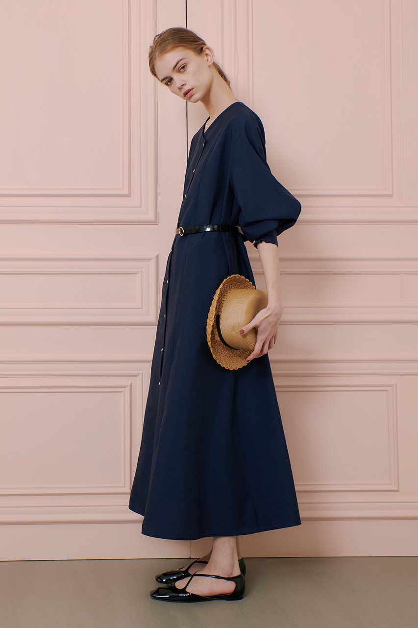 【アルアバイル/allureville】の【Loulou Willoughby】ヴィンテージオーガンパフワンピース 人気、トレンドファッション・服の通販 founy(ファニー) 　ファッション　Fashion　レディースファッション　Ladies' Fashion Online　ワンピース　Dress　チュニック　Tunic　エアリー　Airy　エレガント 上品　Elegant　スリーブ　Sleeve　チュニック　Tunic　フロント　Front　ロング　Long　other-7|ID: prp329100004446181 ipo3291000000031631890