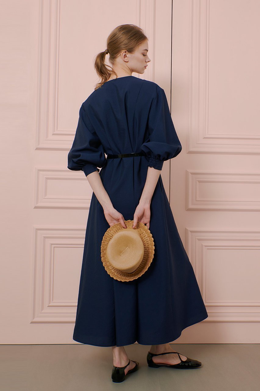 【アルアバイル/allureville】の【Loulou Willoughby】ヴィンテージオーガンパフワンピース 人気、トレンドファッション・服の通販 founy(ファニー) 　ファッション　Fashion　レディースファッション　Ladies' Fashion Online　ワンピース　Dress　チュニック　Tunic　エアリー　Airy　エレガント 上品　Elegant　スリーブ　Sleeve　チュニック　Tunic　フロント　Front　ロング　Long　other-8|ID: prp329100004446181 ipo3291000000031631891