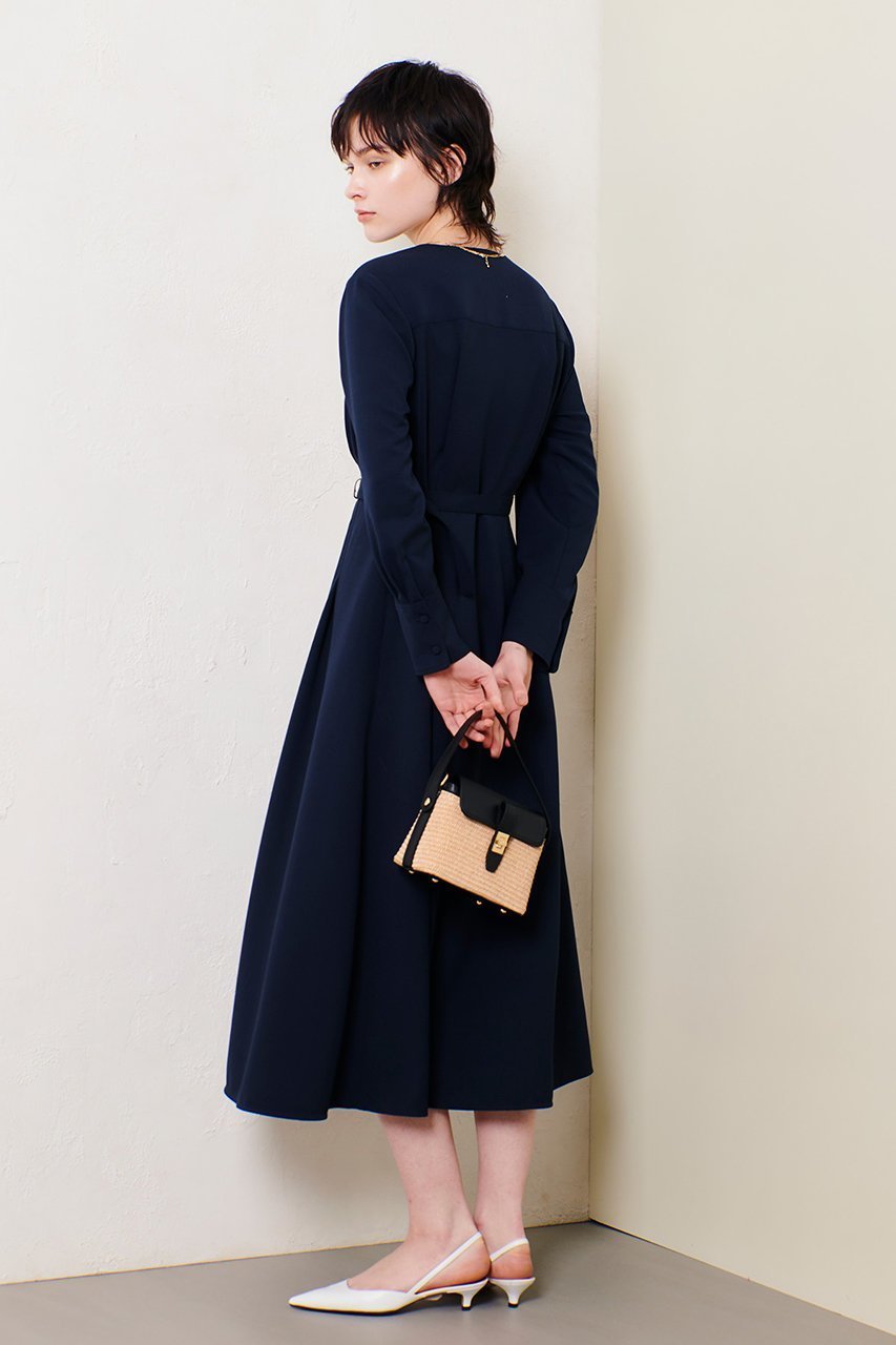 【アルアバイル/allureville】のVネックタックワンピース 人気、トレンドファッション・服の通販 founy(ファニー) 　ファッション　Fashion　レディースファッション　WOMEN　ワンピース　Dress　チュニック　Tunic　エレガント 上品　Elegant　シンプル　Simple　チュニック　Tunic　ロング　Long　夏　Summer　春　Spring　S/S・春夏　Ss・Spring/Summer　other-8|ID: prp329100004446182 ipo3291000000031874598