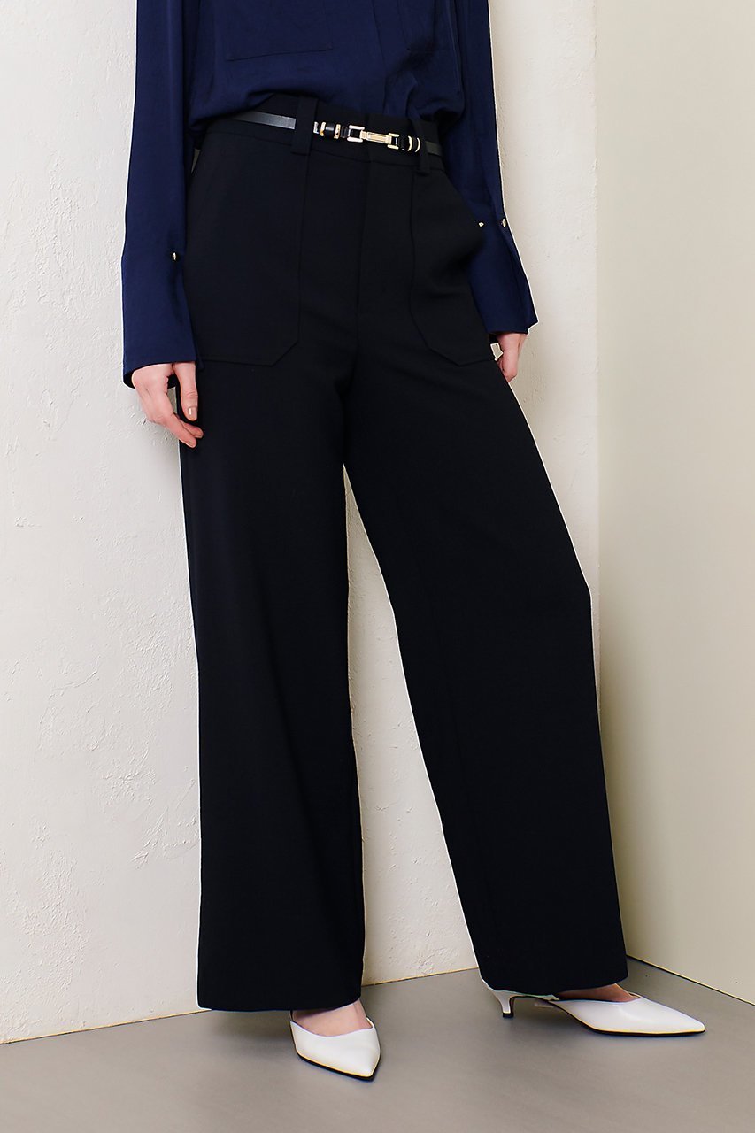 【アルアバイル/allureville】のアセテートサテンタックパンツ 人気、トレンドファッション・服の通販 founy(ファニー) 　ファッション　Fashion　レディースファッション　WOMEN　パンツ　Pants　エレガント 上品　Elegant　サテン　Satin　ジャケット　Jacket　センター　Center　フラット　Flat　ワイド　Wide　other-6|ID: prp329100004446183 ipo3291000000031325452