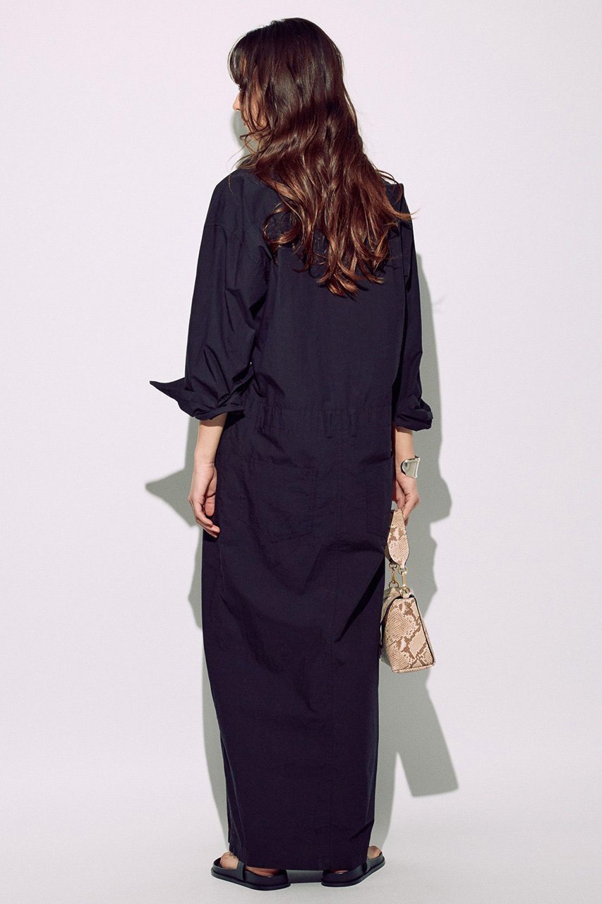 【ブリル/BRILL】のロングシャツワンピース 人気、トレンドファッション・服の通販 founy(ファニー) 　ファッション　Fashion　レディースファッション　Fashion for Women　ワンピース　Dresses　シャツワンピース / 1枚で着映えコーデ　Shirt Dresses　チュニック　Tunic Tops & Dresses　ストレート　Straight, Straight Cut　タイプライター　Typewriter Fabric, Crisp Cotton　チュニック　Tunic, Long Top　パッチ　Patch, Appliqué　ポケット　Pocket, Pocket Detail　マキシ　Maxi, Full Length　ロング　Long, Long-Length　ワーク　Workwear, Utility Style　今季　This Season, Current Season　再入荷　Restock / Back in Stock　other-3|ID: prp329100004446186 ipo3291000000035310732
