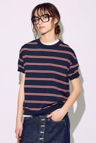 【ブリル/BRILL】のマルチボーダークルーネックプルオーバー 人気、トレンドファッション・服の通販 founy(ファニー) ファッション Fashion レディースファッション Fashion for Women トップス・カットソー Cut & Sew Tops シャツ・ブラウス・オフィスカジュアル Elegant Blouses & Button-Ups ロングTシャツ・Tシャツ Longline T-Shirts & Tees カジュアルプルオーバー・ニットトップス Pullovers & Knit Tops / Casual Pullovers カットソー・ベーシックTシャツ Cut-and-Sewn Tops / Stretch Tees & Basics おすすめ Recommended / Our Picks インナー Innerwear ショート Short, Short Length ストレッチ Stretch, Stretchy Fabric スリーブ Sleeve, Long Sleeve / Short Sleeve ボーダー Border, Stripe thumbnail ネイビー|ID: prp329100004446187 ipo3291000000032853325