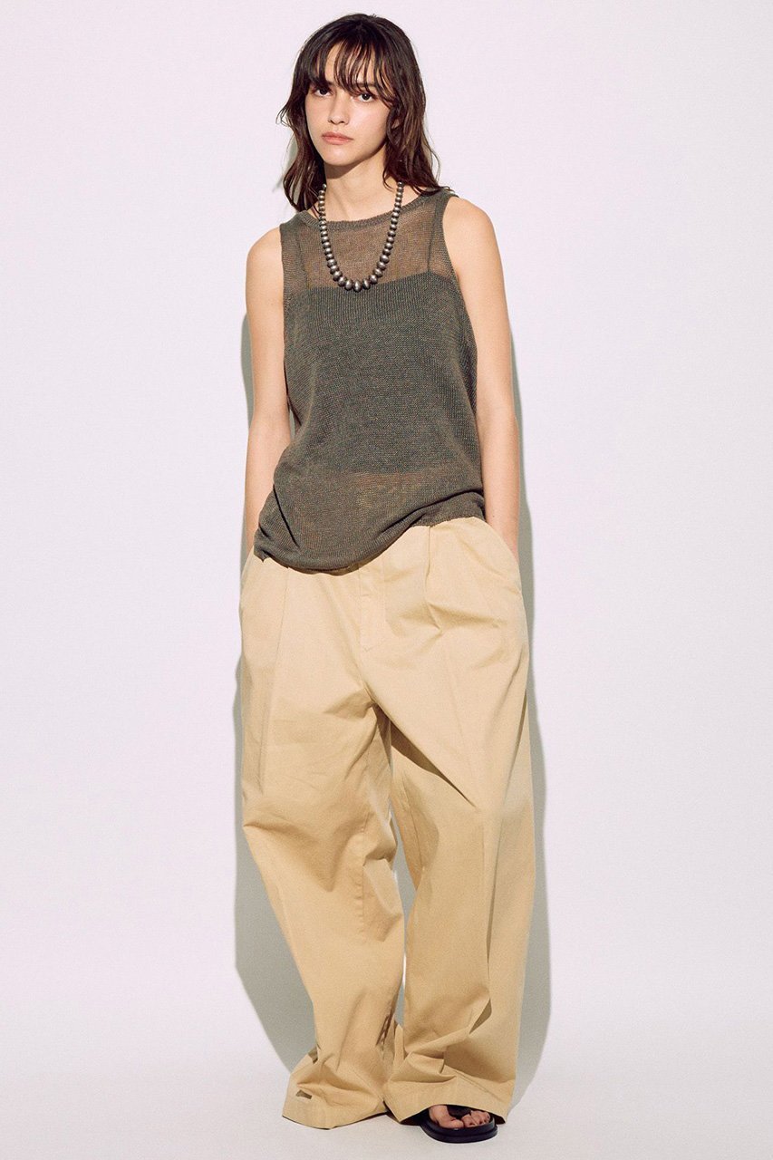 【ブリル/BRILL】のニットキャミソール 人気、トレンドファッション・服の通販 founy(ファニー) 　ファッション　Fashion　レディースファッション　WOMEN　トップス・カットソー　Tops/Tshirt　ニット　Knit Tops　キャミソール / ノースリーブ　No Sleeves　プルオーバー　Pullover　キャミソール　Camisole　リネン　Linen　other-4|ID: prp329100004446188 ipo3291000000031254711