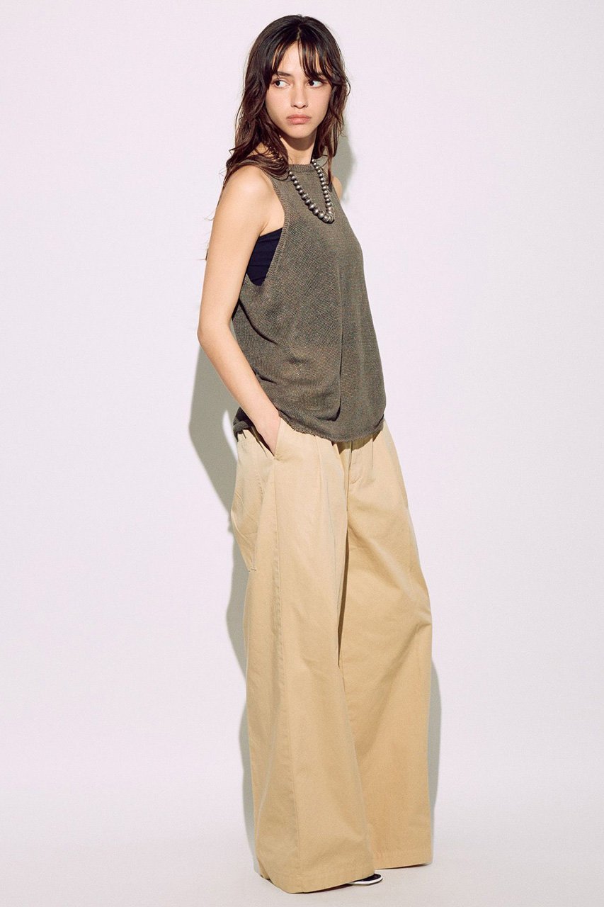 【ブリル/BRILL】のニットキャミソール 人気、トレンドファッション・服の通販 founy(ファニー) 　ファッション　Fashion　レディースファッション　WOMEN　トップス・カットソー　Tops/Tshirt　ニット　Knit Tops　キャミソール / ノースリーブ　No Sleeves　プルオーバー　Pullover　キャミソール　Camisole　リネン　Linen　other-5|ID: prp329100004446188 ipo3291000000031325466