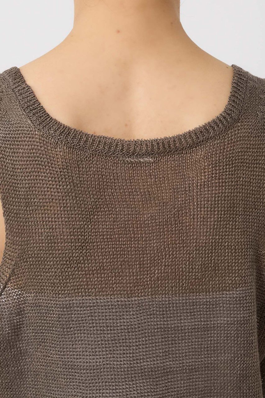 【ブリル/BRILL】のニットキャミソール 人気、トレンドファッション・服の通販 founy(ファニー) 　ファッション　Fashion　レディースファッション　WOMEN　トップス・カットソー　Tops/Tshirt　ニット　Knit Tops　キャミソール / ノースリーブ　No Sleeves　プルオーバー　Pullover　キャミソール　Camisole　リネン　Linen　other-7|ID: prp329100004446188 ipo3291000000031325468