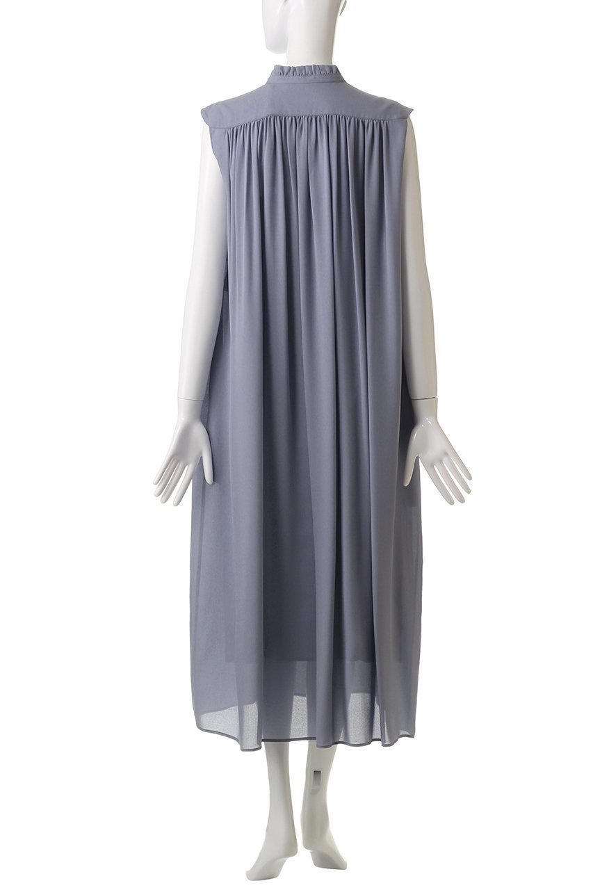 【ベイジ,/BEIGE,】のMUSCARI(ムスカリ)/ソフトシルクスキッパードレス 人気、トレンドファッション・服の通販 founy(ファニー) 　ファッション　Fashion　レディースファッション　WOMEN　ワンピース　Dress　ドレス　Party Dresses　チュニック　Tunic　エレガント 上品　Elegant　ギャザー　Gather　シルク　Silk　シンプル　Simple　スキッパー　Skipper　チュニック　Tunic　ドレス　Dress　リボン　Ribbon　ロング　Long　other-4|ID: prp329100004446189 ipo3291000000031254717