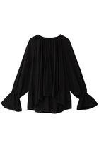 【ベイジ,/BEIGE,】のMUSCARI(ムスカリ)/ソフトシルクキャンディースリーブブラウス Black|ID:prp329100004446193