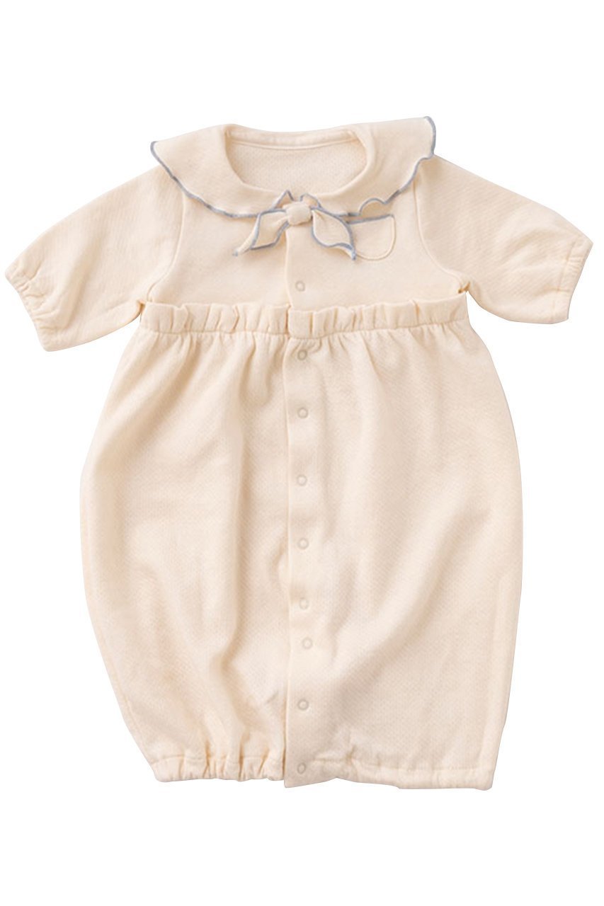 【ポプキンズ/POMPKINS / KIDS】の【BABY】コットンフライス2wayドレス 人気、トレンドファッション・服の通販 founy(ファニー) 　ファッション　Fashion　キッズファッション　Fashion for Kids　ワンピース　Dresses　なめらか　Smooth, Silky Texture　ドレス　Dress, One-Piece　バルーン　Balloon, Balloon Silhouette　フェミニン　Feminine, Girly　フリル　Frill, Ruffle　ベビー　Baby, Babywear　リボン　Ribbon, Bow　ロンパース　Romper, Jumpsuit　other-3|ID: prp329100004446198 ipo3291000000036192632