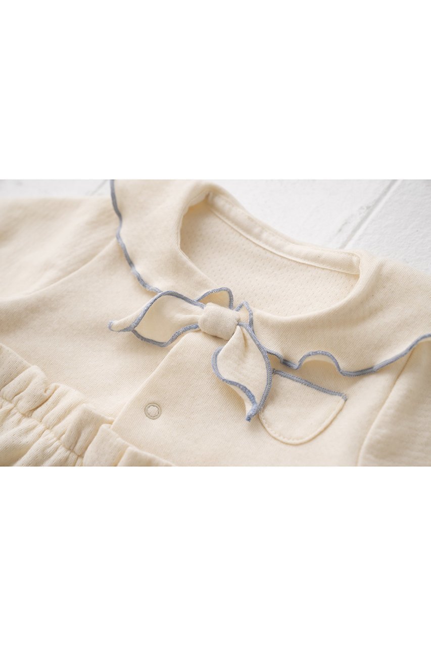 【ポプキンズ/POMPKINS / KIDS】の【BABY】コットンフライス2wayドレス 人気、トレンドファッション・服の通販 founy(ファニー) 　ファッション　Fashion　キッズファッション　Fashion for Kids　ワンピース　Dresses　なめらか　Smooth, Silky Texture　ドレス　Dress, One-Piece　バルーン　Balloon, Balloon Silhouette　フェミニン　Feminine, Girly　フリル　Frill, Ruffle　ベビー　Baby, Babywear　リボン　Ribbon, Bow　ロンパース　Romper, Jumpsuit　other-5|ID: prp329100004446198 ipo3291000000036192634