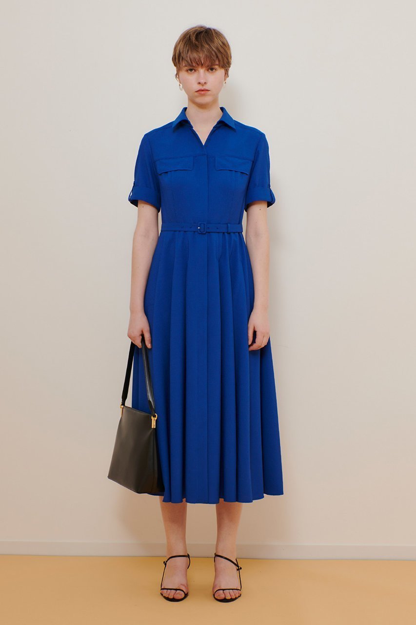 【アルアバイル/allureville】のサッカースキッパーターンバックワンピース 人気、トレンドファッション・服の通販 founy(ファニー) 　ファッション　Fashion　レディースファッション　Fashion for Women　ワンピース　Dresses　チュニック　Tunic Tops & Dresses　サッカー　Seersucker, Summer Fabric　ジャケット　Jacket, Outerwear　チュニック　Tunic, Long Top　デニム　Denim, Jeans Material　フォルム　Silhouette, Form　ポケット　Pocket, Pocket Detail　ロング　Long, Long-Length　夏　Summer　other-7|ID: prp329100004446203 ipo3291000000032792283