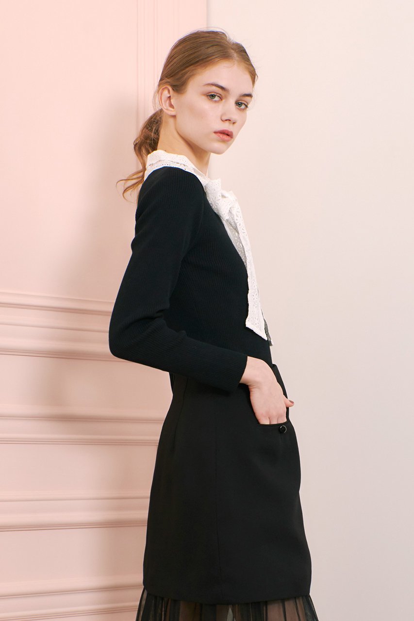 【アルアバイル/allureville】の【Loulou Willoughby】シシュウボウタイリブプルオーバー 人気、トレンドファッション・服の通販 founy(ファニー) 　ファッション　Fashion　レディースファッション　Fashion for Women　トップス・カットソー　Cut & Sew Tops　ニット　Knit Tops & Sweaters　カジュアルプルオーバー・ニットトップス　Pullovers & Knit Tops / Casual Pullovers　クラシカル　Classical, Vintage-Inspired　シンプル　Simple, Minimal　フィット　Fit, Slim Fit　エレガント 上品　Elegant　other-8|ID: prp329100004446204 ipo3291000000032706981