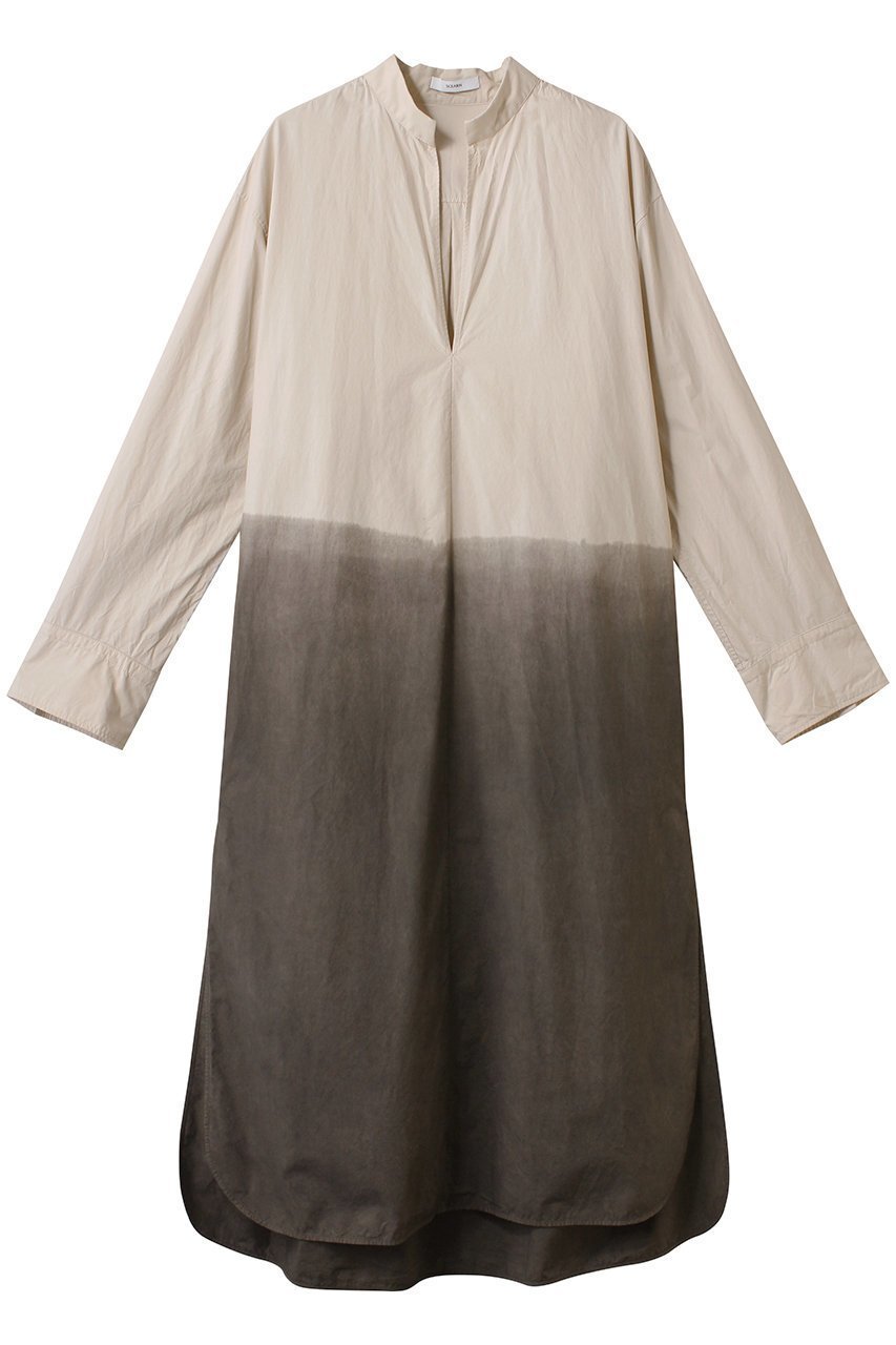 【セアン/SCEARN】のCOTTON SILK TYPEWRITER WITH SUMI ワンピース 人気、トレンドファッション・服の通販 founy(ファニー) 　ファッション　Fashion　レディースファッション　Fashion for Women　ワンピース　Dresses　チュニック　Tunic Tops & Dresses　グラデーション　Gradient, Ombre　ショルダー　Shoulder, Shoulder Strap　シルク　Silk, 100% Silk　チュニック　Tunic, Long Top　ドロップ　Drop Shoulder, Dropped Style　リゾート　Resort, Vacation Style　リラックス　Relax, Relaxed Fit　ロング　Long, Long-Length　 other-1|ID: prp329100004446207 ipo3291000000032868580
