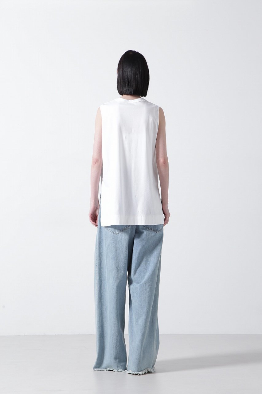 【ヒューエルミュージアム/hueLe Museum】の【STUMBLY】セミロングタンクトップ 人気、トレンドファッション・服の通販 founy(ファニー) 　ファッション　Fashion　レディースファッション　WOMEN　トップス・カットソー　Tops/Tshirt　キャミソール / ノースリーブ　No Sleeves　シャツ/ブラウス　Shirts/Blouses　ロング / Tシャツ　T-Shirts　カットソー　Cut and Sewn　おすすめ　Recommend　インナー　Inner　キャミソール　Camisole　シンプル　Simple　タンク　Tank　夏　Summer　春　Spring　S/S・春夏　Ss・Spring/Summer　other-8|ID: prp329100004446210 ipo3291000000031604110