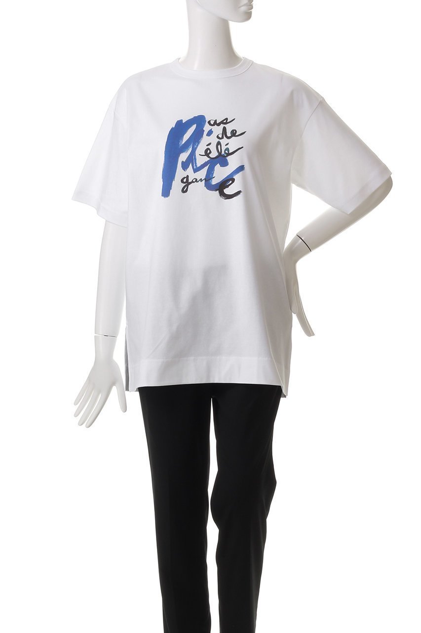 【ヒューエルミュージアム/hueLe Museum】の【STUMBLY】Eri Yoshidaコラボ Tシャツ 人気、トレンドファッション・服の通販 founy(ファニー) 　ファッション　Fashion　レディースファッション　WOMEN　トップス・カットソー　Tops/Tshirt　シャツ/ブラウス　Shirts/Blouses　ロング / Tシャツ　T-Shirts　カットソー　Cut and Sewn　コラボ　Collaboration　ショート　Short　スリーブ　Sleeve　デニム　Denim　フロント　Front　other-2|ID: prp329100004446213 ipo3291000000031254854