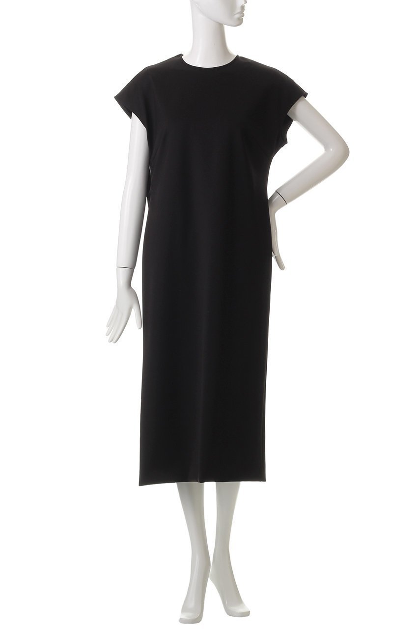 【エステータ/esteta】のスキューバフレンチスリーブワンピース 人気、トレンドファッション・服の通販 founy(ファニー) 　ファッション　Fashion　レディースファッション　Fashion for Women　ワンピース　Dresses　チュニック　Tunic Tops & Dresses　シンプル　Simple, Minimal　スタイリッシュ　Stylish, Fashionable　チュニック　Tunic, Long Top　ドレープ　Drape, Draping Fabric　フォルム　Silhouette, Form　フロント　Front, Front Design　ロング　Long, Long-Length　再入荷　Restock / Back in Stock　other-2|ID: prp329100004446215 ipo3291000000035052153