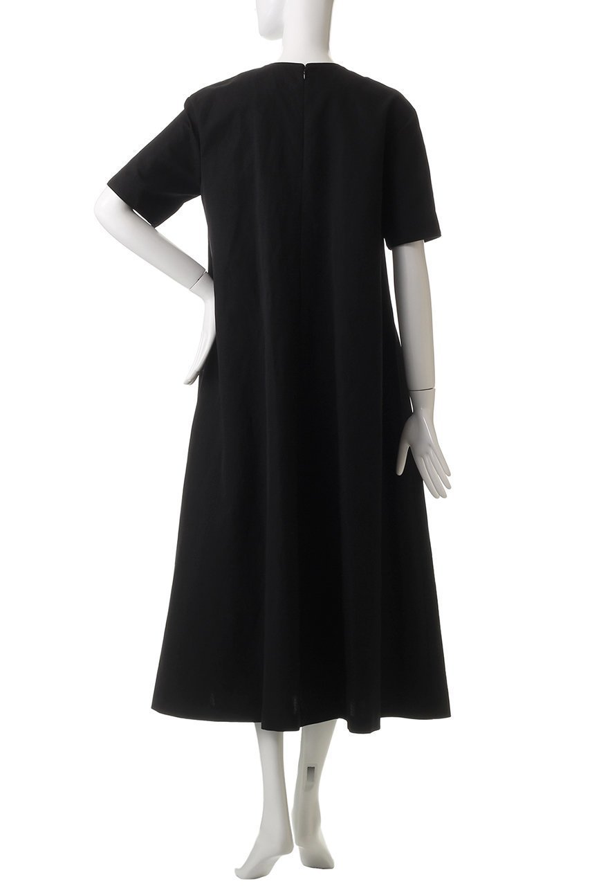 【エステータ/esteta】のウールリネン半袖フレアワンピース 人気、トレンドファッション・服の通販 founy(ファニー) 　ファッション　Fashion　レディースファッション　Fashion for Women　ワンピース　Dresses　チュニック　Tunic Tops & Dresses　エレガント 上品　Elegant　シンプル　Simple, Minimal　チュニック　Tunic, Long Top　フレア　Flare, Flared　リネン　Linen, Linen Fabric　ロング　Long, Long-Length　半袖　Short Sleeve, Half Sleeve　other-4|ID: prp329100004446216 ipo3291000000032868763
