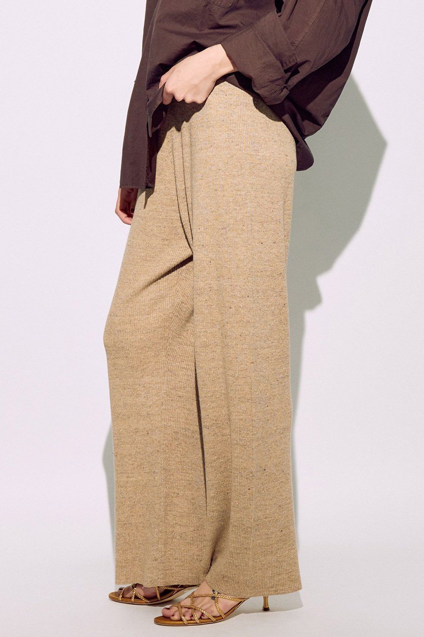 【ブリル/BRILL】のニットリブパンツ 人気、トレンドファッション・服の通販 founy(ファニー) 　ファッション　Fashion　レディースファッション　WOMEN　パンツ　Pants　イタリア　Italy　ジャケット　Jacket　フレンチ　French　リネン　Linen　リラックス　Relax　ワイド　Wide　ワイドリブ　Wide Rib　NEW・新作・新着・新入荷　New Arrivals　other-2|ID: prp329100004446217 ipo3291000000031254878