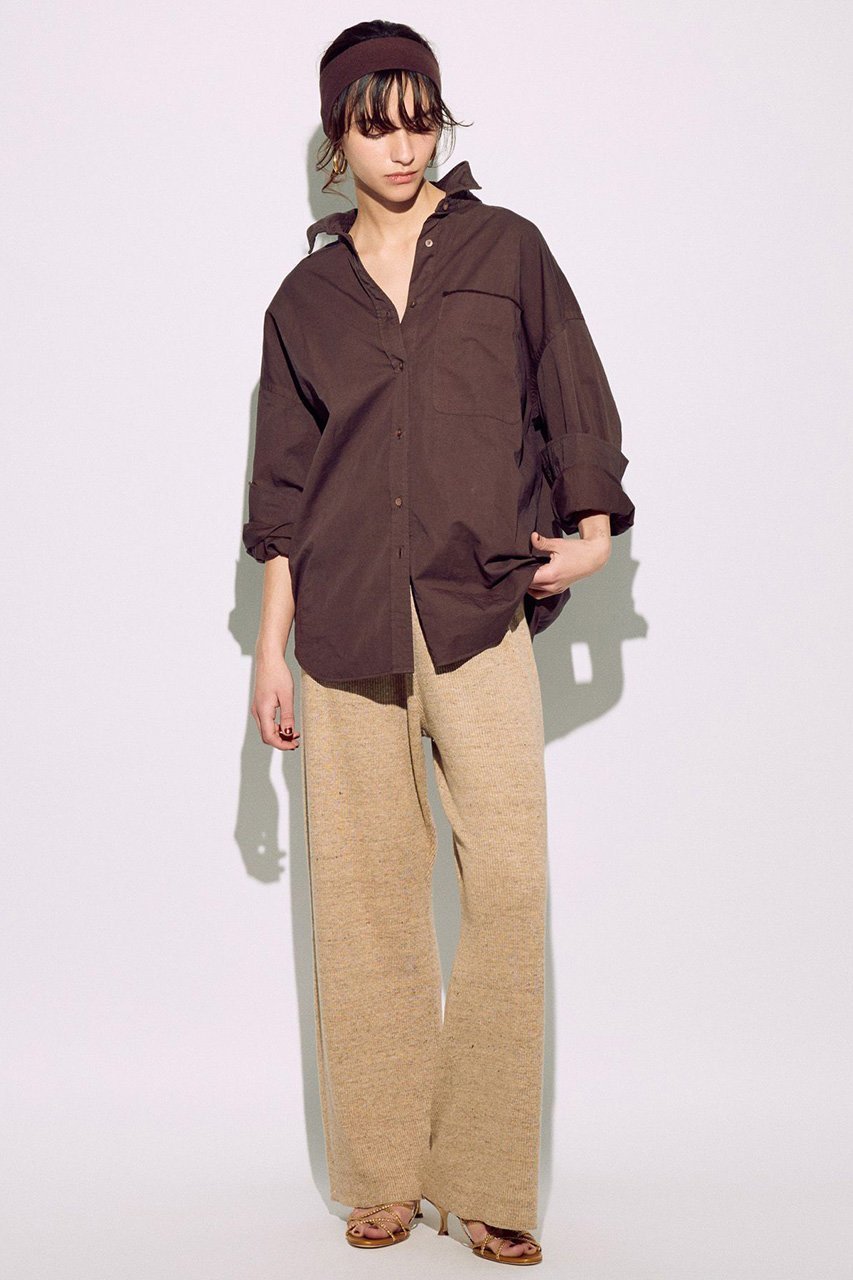 【ブリル/BRILL】のニットリブパンツ 人気、トレンドファッション・服の通販 founy(ファニー) 　ファッション　Fashion　レディースファッション　WOMEN　パンツ　Pants　イタリア　Italy　ジャケット　Jacket　フレンチ　French　リネン　Linen　リラックス　Relax　ワイド　Wide　ワイドリブ　Wide Rib　NEW・新作・新着・新入荷　New Arrivals　other-4|ID: prp329100004446217 ipo3291000000031254882