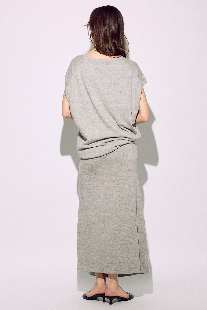 【ブリル/BRILL】のニットスリーブデザインスカート 人気、トレンドファッション・服の通販 founy(ファニー) 　ファッション　Fashion　レディースファッション　WOMEN　スカート　Skirt　ロングスカート　Long Skirt　おすすめ　Recommend　イタリア　Italy　セットアップ　Set Up　フォルム　Form　フレア　Flare　フレンチ　French　リネン　Linen　ロング　Long　NEW・新作・新着・新入荷　New Arrivals　other-6|ID: prp329100004446218 ipo3291000000031325523