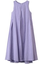【スリー ドッツ/three dots】のコットンリネン ドレス パープル|ID:prp329100004447305