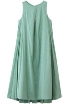 【スリー ドッツ/three dots】のコットンリネン ドレス グリーン|ID:prp329100004447305