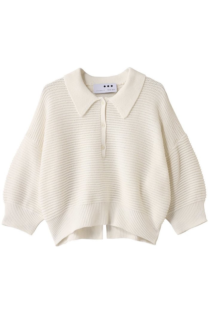 【スリー ドッツ/three dots】のメッシュ ハイツイストコットン ポロ インテリア・キッズ・メンズ・レディースファッション・服の通販 founy(ファニー) https://founy.com/ ファッション Fashion レディースファッション WOMEN トップス・カットソー Tops/Tshirt ニット Knit Tops プルオーバー Pullover エレガント 上品 Elegant シンプル Simple バランス Balance ポロシャツ Polo Shirt メッシュ Mesh モダン Modern 夏 Summer NEW・新作・新着・新入荷 New Arrivals 春 Spring S/S・春夏 Ss・Spring/Summer |ID: prp329100004447307 ipo3291000000031091820
