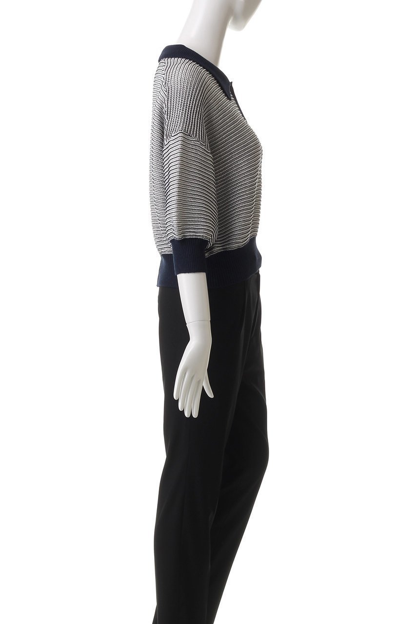 【スリー ドッツ/three dots】のメッシュ ハイツイストコットン ポロ 人気、トレンドファッション・服の通販 founy(ファニー) 　ファッション　Fashion　レディースファッション　WOMEN　トップス・カットソー　Tops/Tshirt　ニット　Knit Tops　プルオーバー　Pullover　エレガント 上品　Elegant　シンプル　Simple　バランス　Balance　ポロシャツ　Polo Shirt　メッシュ　Mesh　モダン　Modern　夏　Summer　NEW・新作・新着・新入荷　New Arrivals　春　Spring　S/S・春夏　Ss・Spring/Summer　other-3|ID: prp329100004447307 ipo3291000000031254469
