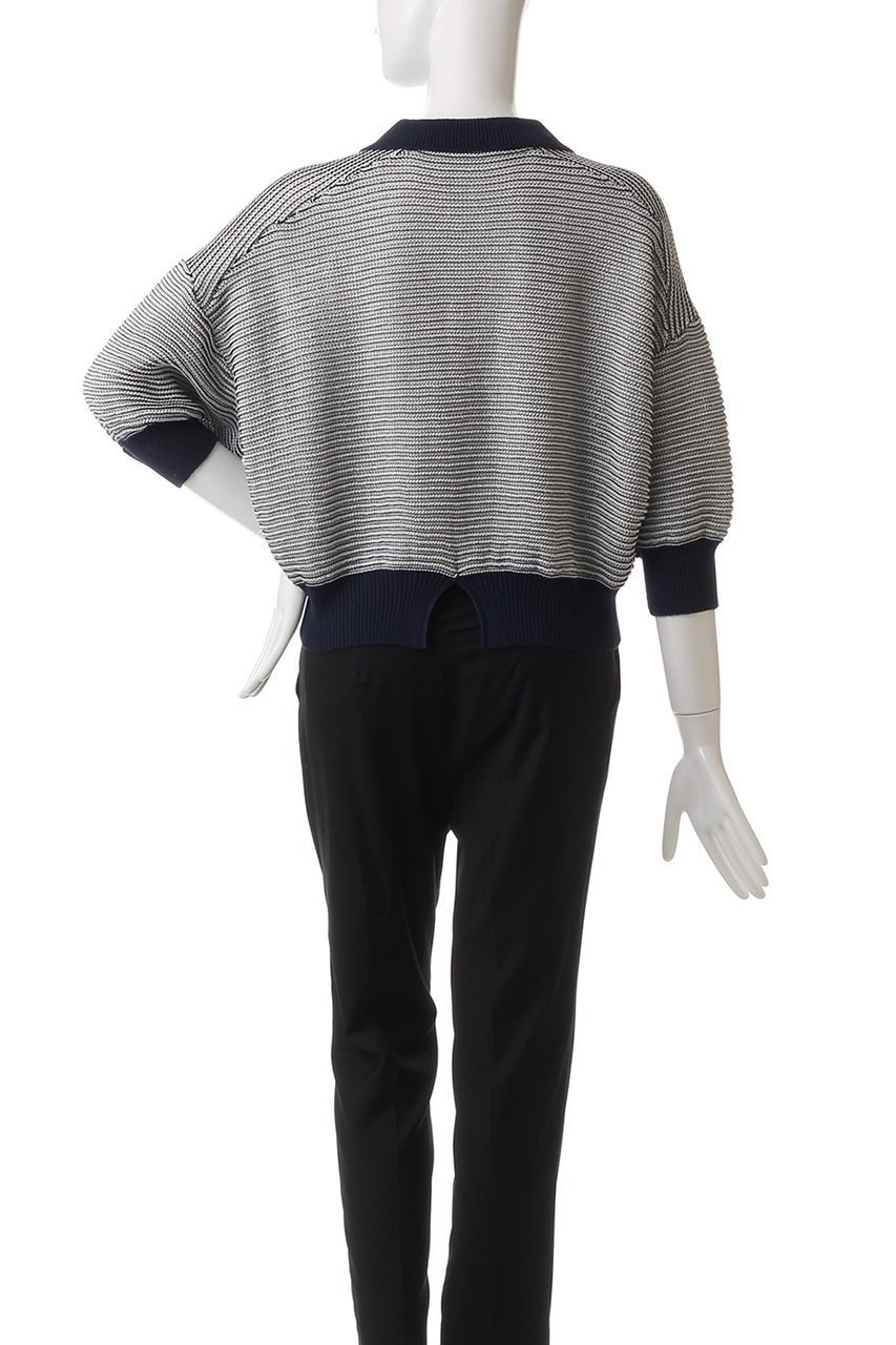 【スリー ドッツ/three dots】のメッシュ ハイツイストコットン ポロ 人気、トレンドファッション・服の通販 founy(ファニー) 　ファッション　Fashion　レディースファッション　WOMEN　トップス・カットソー　Tops/Tshirt　ニット　Knit Tops　プルオーバー　Pullover　エレガント 上品　Elegant　シンプル　Simple　バランス　Balance　ポロシャツ　Polo Shirt　メッシュ　Mesh　モダン　Modern　夏　Summer　NEW・新作・新着・新入荷　New Arrivals　春　Spring　S/S・春夏　Ss・Spring/Summer　other-4|ID: prp329100004447307 ipo3291000000031254471