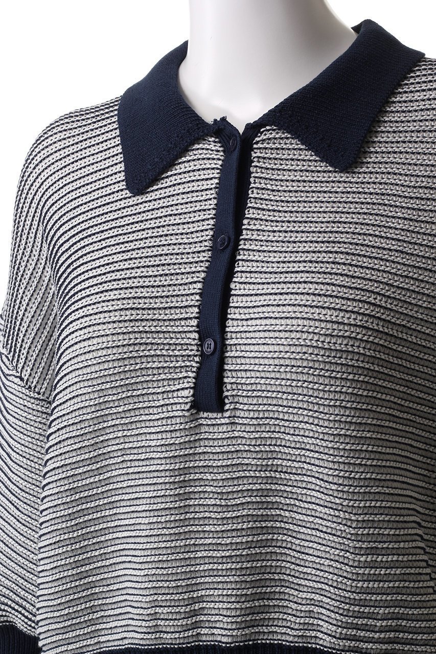 【スリー ドッツ/three dots】のメッシュ ハイツイストコットン ポロ 人気、トレンドファッション・服の通販 founy(ファニー) 　ファッション　Fashion　レディースファッション　WOMEN　トップス・カットソー　Tops/Tshirt　ニット　Knit Tops　プルオーバー　Pullover　エレガント 上品　Elegant　シンプル　Simple　バランス　Balance　ポロシャツ　Polo Shirt　メッシュ　Mesh　モダン　Modern　夏　Summer　NEW・新作・新着・新入荷　New Arrivals　春　Spring　S/S・春夏　Ss・Spring/Summer　other-5|ID: prp329100004447307 ipo3291000000031325388